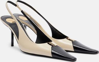 Saint Laurent Babylone Breteuil 75 leather pumps