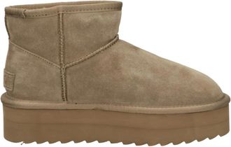 Colors Of California Suede Platform Sneakers - Dames - Winterlaarzen - Beige - 36 EU - Leer - Schoenen