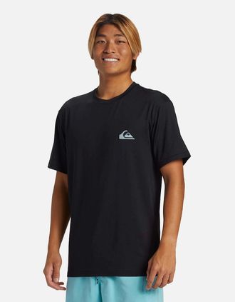 Quiksilver Mens Quiksilver Mens Everyday Short Sleeve UPF 50 Surf T-Shirt - Black - Size: 40