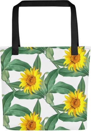 Generic Stylish Reusable Tote Bag - Durable Canvas Bag for Groceries & Work (Yellow)