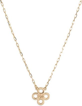 Tory Burch Forget Me Not Necklace in Tory Gold at Nordstrom