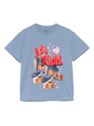 Stella McCartney graphic-print T-shirt - kids - Cotton - 12 - Blue