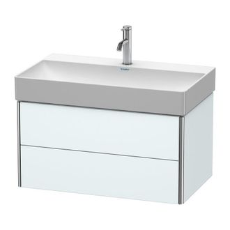 Duravit Duravit Xsquare Mueble De Pared 78.4x46.0 Cm, 2 Cajones, Para Lavabo Durasquare 235380, Color (frente/cuerpo): Azul Claro Mate - Xs416200909