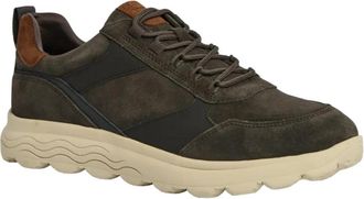 Geox Sneakers - Heren - Sneakers - Bruin - 40 EU - Leer - Schoenen