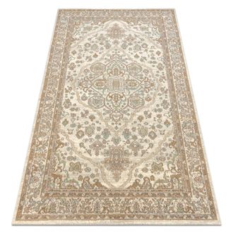 RugsX Rugsx - Alfombra De Lana Soho 477.01.la100 Osta - Ornamento, Roset&oacute;n Beige Beige 135x200 Cm