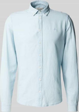 Casual Friday Casual Friday Regular Fit Freizeithemd aus Leinen-Baumwoll-Mix Modell HAMILTON in Hellblau, Gr&ouml;&szlig;e XL