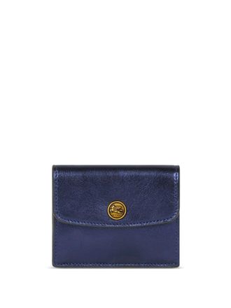 Etro Portacarte in pelle - Blu