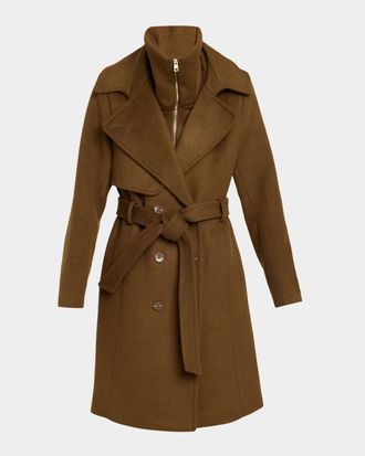 Soia & Kyo Fabianne-C Semi-Fitted Classic Wool Coat