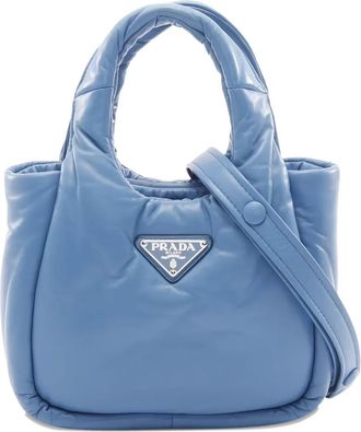 Prada Borsa a mano in pelle - Blu