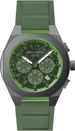 A|X Armani Exchange Watches - Dames - Horloges - Groen - ONE Size - Accessoires
