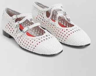 Carel ariana s woven almond toe ballerinas