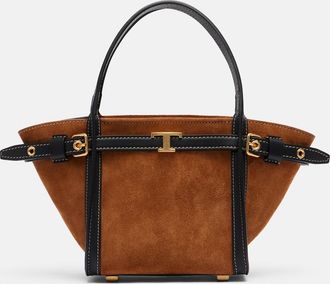 Tod's Borsa T Signature Mini in suede