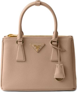 Prada small Galleria Saffiano leather tote bag - Neutrals