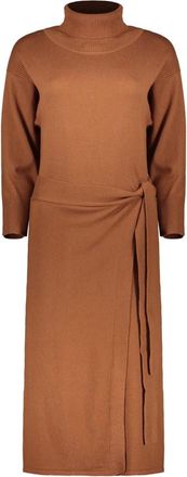 Yves Salomon Mujer, Vestidos, Marr&oacute;n, Talla: M