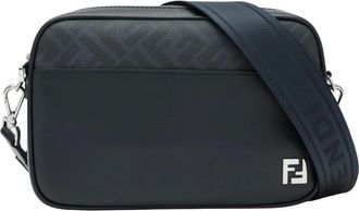 Fendi Cross Body Bags, male, Blue, Size: ONE SIZE Camera Case