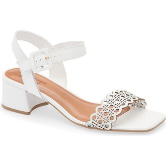 Bottero Catia Ankle Strap Sandal in Branco at Nordstrom, Size 11