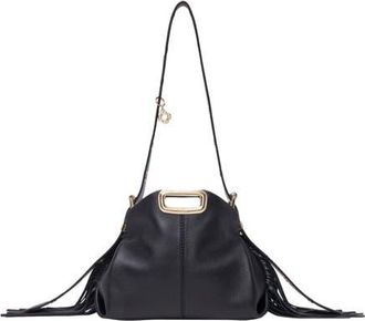 Maje Gold handle Miss M Mini bag in Black at Nordstrom, Size Medium