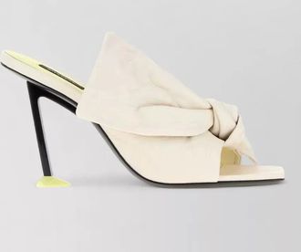 Givenchy leather boudoir heeled mules