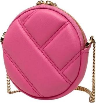 Bulgari Pre-owned Serpenti Cabochon Leren Mini Chain Bag - Dames - Vintage Schoudertas - Roze - ONE Size - Leer - Vintage
