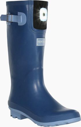 Regatta Womens Regatta Womens/Ladies Fairweather Shine LED Wellington Boots - Blue - Size: 8