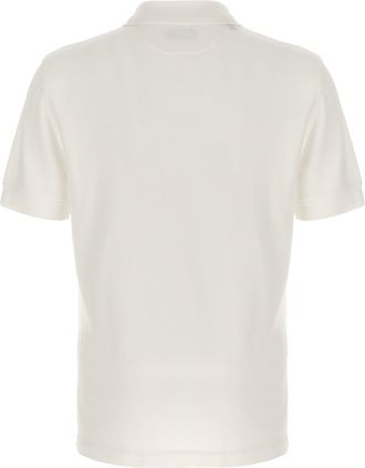 Tom Ford Mens White Lyocell Polo Shirt