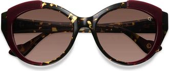 Etnia Barcelona Nila HVBX Womens Sunglasses Burgundy Size 54