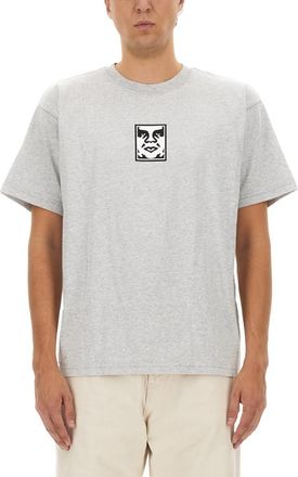 Obey Grey Crew Neck T-Shirt