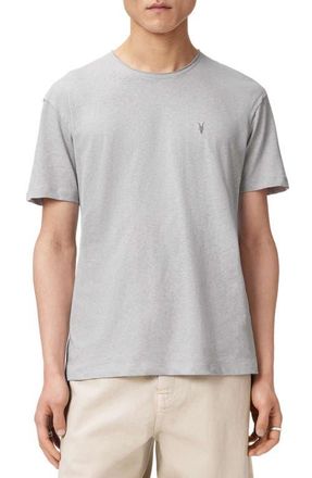 AllSaints Flax Short Sleeve T-shirt in Pebble Grey at Nordstrom, Size Xx-Large