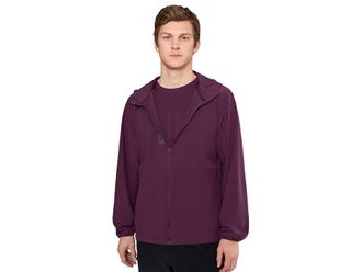 Brooks Mens Canopy Jacket Mens Coat Burgundy : 2XL, Polyester