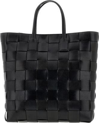 Dragon Diffusion Borsa Tote Intrecciata Pino - - Bags - Donna - Nero - ONE SIZE