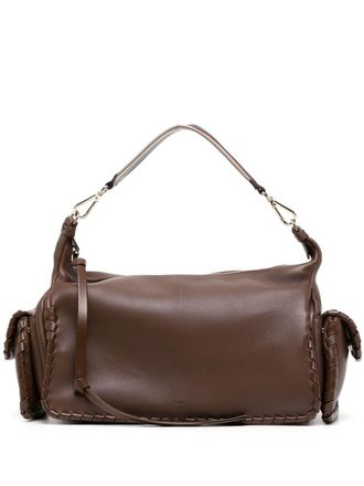 Chlo&eacute; Nahir leather shoulder bag - women - Calf Leather - OS - Brown