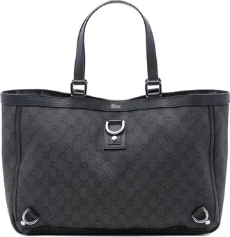 Gucci Pre-owned Gucci GG Denim Abbey D Ring Tote Ladies 293580 498879