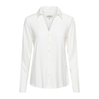 &Co Woman Vayen Blouse - Dames - Blouses & Shirts - Wit - Maat: 3XL Viscose