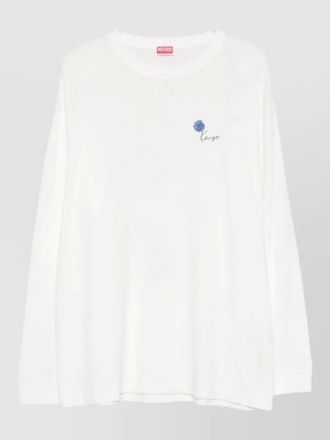 Kenzo long-sleeve tulip cotton t-shirt