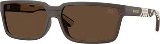 Burberry BE4495D Asian Fit 423473 Mens Sunglasses Brown Size 61