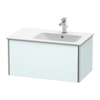 Duravit Duravit Xsquare Mueble De Pared 81.0 X 47.8 Cm, 1 Caj&oacute;n, Para Lavabo Me De Starck 233683, 234583, 234683, Color (frente/cuerpo): Azul Claro Mate - Xs4