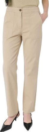 Gerard Darel Audette High-Waisted Chinos in Sand at Nordstrom, Size 12
