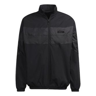 adidas originals R.y.v. Tt Q4 Splicing Athleisure Casual Sports Jacket Black H11477