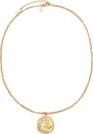 Petit Moments Horoscope Charm Necklace in Gold-Gemini at Nordstrom