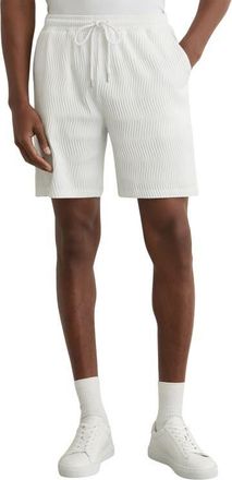 Reiss Alvo Drawstring Shorts in White at Nordstrom, Size Xx-Large