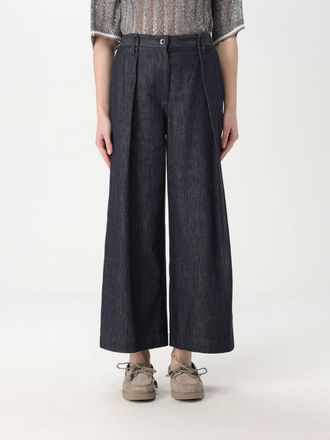 Brunello Cucinelli Pantaloni cropped fit Brunello Cucinelli in cotone