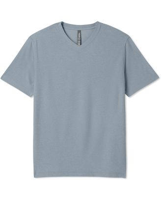 Vuori Clothing Strato Tech V-Neck T-Shirt | Dusty Blue Heather | Medium