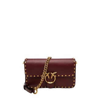 Pinko Pinko, Dames, Tassen, Rood, Maat: ONE Size Leer