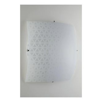 Netlighting Maori Decorative Flush Ceiling Light White Glass E27