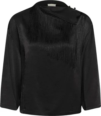 Soaked In Luxury Blusa - Blouses & Shirts - Mujer - Negro - XL