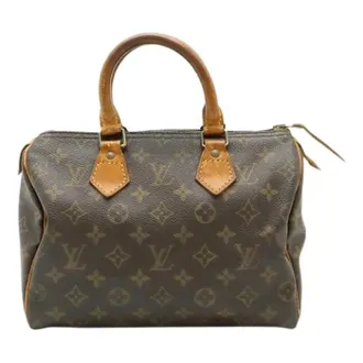 Louis Vuitton Pre-owned Handbags, female, Brown, Size: ONE SIZE Pre-owned Monogram Speedy 25 Handbag