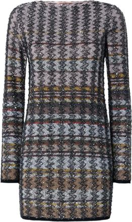 Missoni Dames, Jurken, Veelkleurig, Maat: M