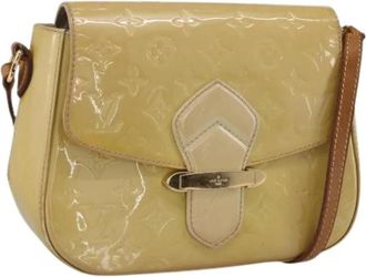 Louis Vuitton Pre-owned Vintage Schoudertas - Dames - Vintage Schoudertas - Beige - ONE Size - Leer - Vintage
