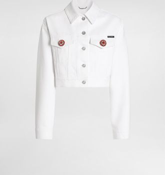 Dolce & Gabbana Giubbotto - Woman Denim And Jeans Multi-colored 38