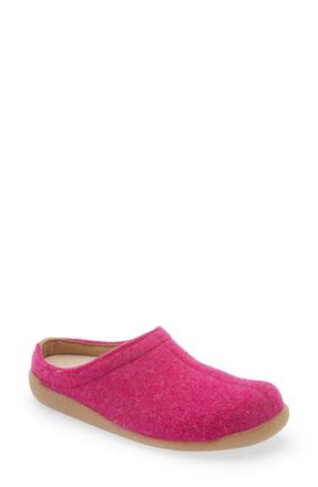 Sanita Lodge Wool Felt Slipper in Fuchsia at Nordstrom, Size 11Us